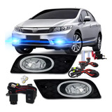 Kit Farol Milha + Xenon 8000k New Civic 2012 2013 2014