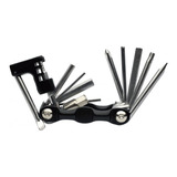 Kit Ferramentas Bike Canivete Com Chave Extrator De Corrente