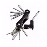 Kit Ferramentas Bike Canivete Com Chave Extrator De Corrente