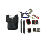 Kit Ferramentas Bike Rad7 Reparo Remendo Pneu Com Canivete