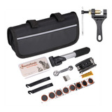 Kit Ferramentas Bike Reparo Pneu Extrator Emenda Corrente