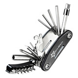 Kit Ferramentas Canivete Chaves P/ Bike Rockbros 16 Funções