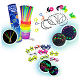 Kit Festa 140 Itens Neon Decoração Eventos Comemorações