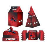 Kit Festa Caixinhas Homem Aranha Lembrancinhas Decoração