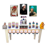 Kit Festa Em Casa Personalizado Justin Bieber