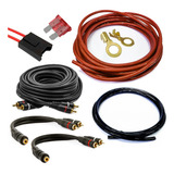 Kit Fiação Instalação Modulo 800w Amplificador 4 Canais 800w