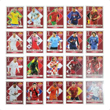 Kit Figurinhas Legend Bordô Completo Copa Mundo 2022 Figurinhas Extra Legends Rookie Bordô Personagem Copa Do Mundo 2022 - Fifa World Cup Qatar 2022