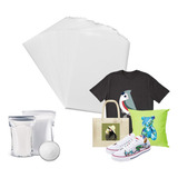 Kit Filme Dtf Folha A4 100folhas + Pó De Poliamida 1kg Jojo