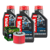 Kit Filtro Hf145 + 3lts Óleo Motul 3000 20w50 Ténéré Xt600
