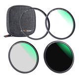 Kit Filtro Kf Concept Uv + Polarizador + Nd1000 Magnetico