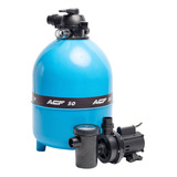 Kit Filtro P/piscina Acf 50 + Bomba 3/4 Cv M3/h = 10