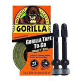 Kit Fita Aro Tubeless Gorilla Tape + Par Válvulas Alumínio I