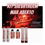 Kit Fogos Pirotécnicos Para Embarcação Salvatagem Mar Aberto