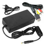 Kit Fonte Ps2 Slim Compatível Com Cabo De Imagem Para Ps2