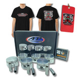 Kit Forjado Audi V6 Pistão Afp + Pinos + Aneis Ap 83mm Plano