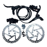 Kit Freio A Disco Hidráulico Inviktus Mtb Rotor 160mm M520