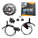 Kit Freio Hidraúlico Gts Disco/pinça/pastilha Bicicleta Bike