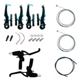 Kit Freio V Brake Alumínio Completo Com Cabo E Conduite Gta