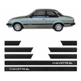 Kit Frisos Laterais Chevette 2 Portas Sl 1983 84 85 86 