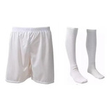 Kit Futebol 1 Calção + 1 Meião Prof. Várias Cores E Tamanhos