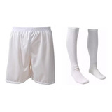 Kit Futebol 1 Calção + 1 Meião Prof. Várias Cores E Tamanhos