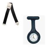 Kit Garrote Elástico + Relógio Lapela - Pamed Cores Variadas