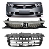 Kit Grade + Grade Inferior New Civic 2009 2010 2011 Cromada