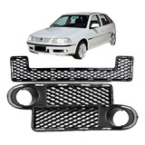 Kit Grade Parachoque Milha Gol G3 1999 2000 01 2002 Fase 1