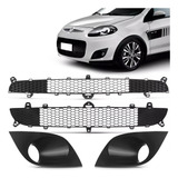 Kit Grades Moldura Farol Milha Palio G5 2012 13 14 15 16 17