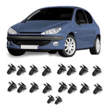 Kit Grampo Presilha Parabarro Peugeot 206 207 208 307 20 Pçs