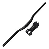 Kit Guidão Gts Dh 680mm Aerought C/ Mesa Dh 80 Mega Preto