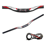 Kit Guidão + Mesa Gts 31.8mm Aluminio Bicicleta Aro 26 E 29