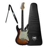Kit Guitarra Strato Tagima Memphis Mg 30 + Capa + Correia