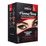 Kit Henna Cast Medio + Fix Sobrancelhas Niraj