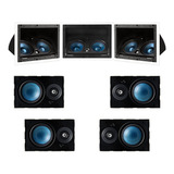 Kit Ht Dolby Atmos 7.0 Caixa Embutir Premium Aat Lcr Lr