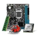Kit I3 6100 Intel+ Pl Mãe H110+ Mem 16 Gb Ddr4 + Cooler