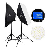 Kit Iluminação Led Profissional Studio Light Softbox + Tripé