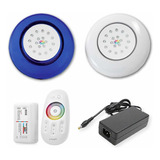 Kit Iluminação Piscina Enertech Led Rgb 1x18 Watts - 12 Cm