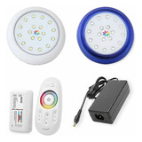 Kit Iluminação Piscina Enertech Led Rgb 1x18 Watts - 8 Cm