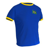 Kit Infantil Camisa, Shorts E Meião Brasil Copa Do Mundo