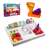 Kit Infantil Conjunto Mercadinho Mini Mercado Com Acessórios