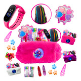 Kit Infantil Criança De Maquiagem Com Nessaire Make Stich