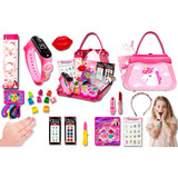 Kit Infantil Criança Infantil De Maquiagem Com Maleta Linda