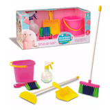 Kit Infantil De Limpeza 6pçs Eu Brinco De Casinha Água Sabão