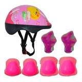 Kit Infantil Proteção Bicicleta Capacete Patins Skate Cores