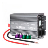 Kit Inversor 12v Para 110v Onda Senoidal Pura Conversor De Tensao 3000w Pico 6000w Tripla Proteção Com Visor Led Indicador Tomada Universal Botão Liga/desliga Acompanha 4 Fusíveis Brinde