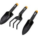 Kit Jardinagem Manual Com Duas Pás E Um Ancinho Gkjm01 Wap