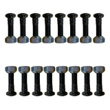 Kit Jogo 16 Parafuso Roda Traseira Ford F4000 75/90 F350