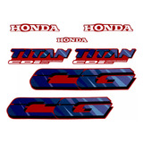 Kit Jogo De Adesivos Completo Cg Titan 125 Ano 1995 Vermelha