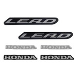 Kit Jogo Faixa Adesiva Honda Lead Azul 2014